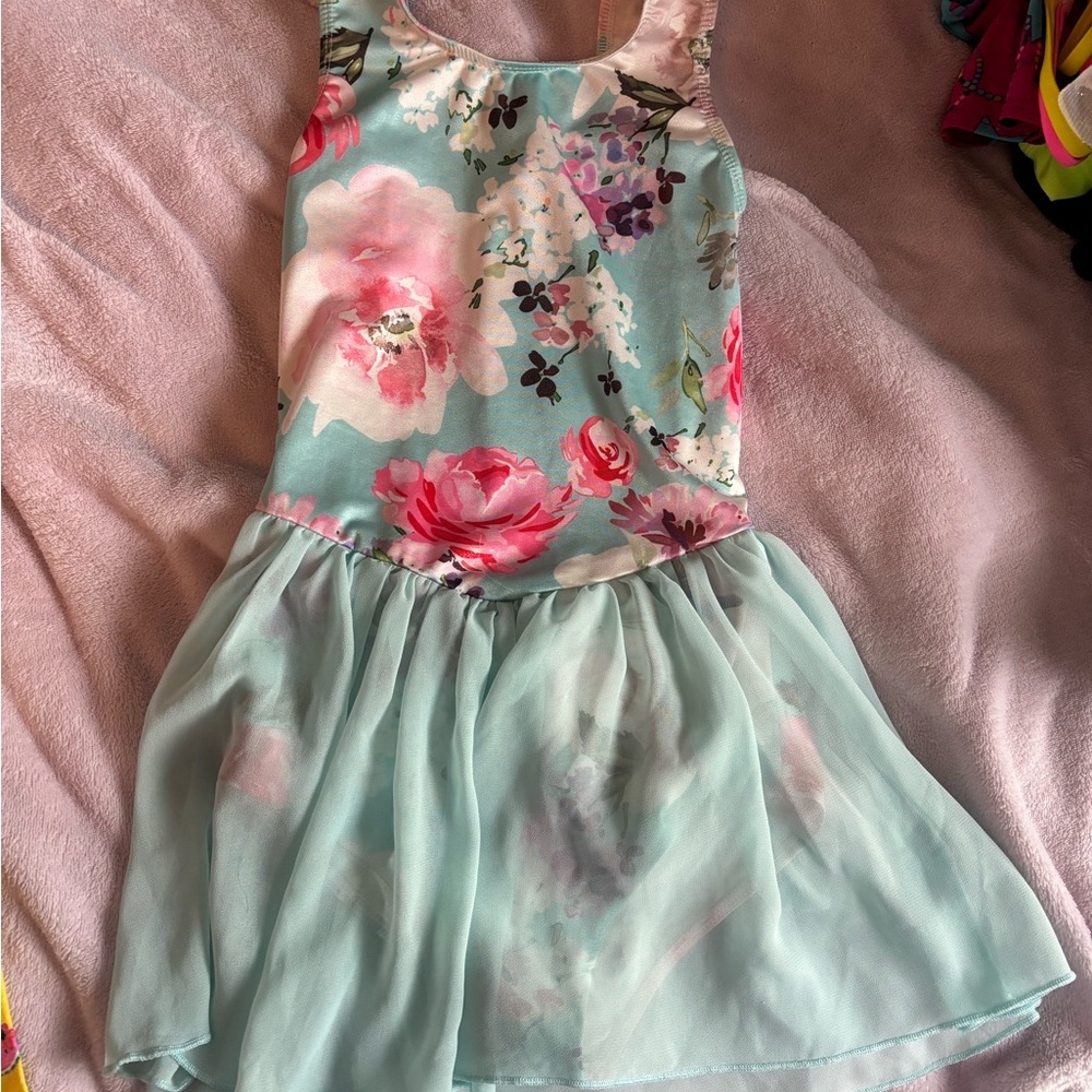 Floral Sleeveless Leotard